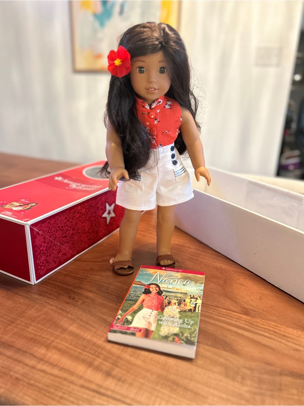 American girl doll Nanea in Original Box with book